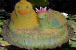 duck and turtle. And yes, it's all cake!