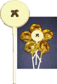 molded chocolate button candy