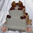 Anniversary or wedding cake